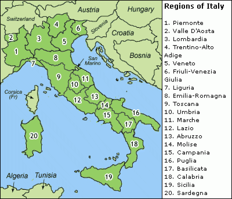В италии перевели время. Карта Италии. Карта Италии по квадратам. Карта Италии с квадратами. 25 Квадрат Италия.