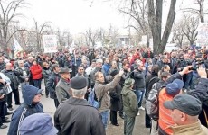 protest sindicalisti