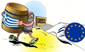 grecia cartoon euro