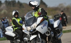 politie motociclist