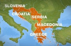 serbia macedonia grecia albania bosnia, croatia bulgaria