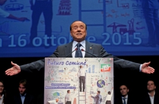 Former premier Berlusconi in Rome