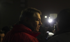 Inquam Klaus Iohannis la proteste