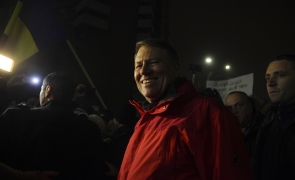 Inquam Klaus Iohannis la proteste