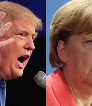Trump Merkel