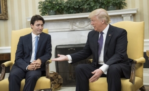 Donald Trump și Justin Trudeau