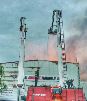 incendiu pompieri