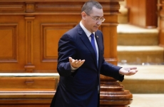ponta parlament gesturi