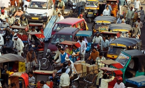 trafic, india