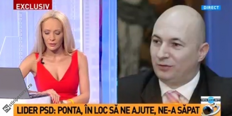 Contre Intre Codrin ștefănescu și O Prezentatoare De La Antena 3