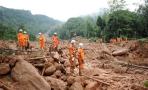 china, alunecari de teren
