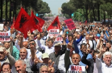 albania protest