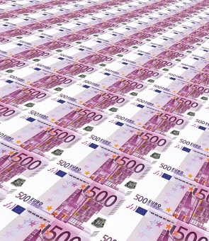 euro hartii 500 euro tiparnita