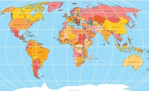 hartă mapamond lume