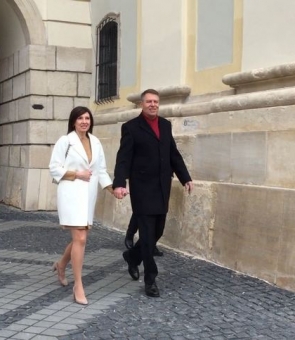 Klaus Iohannis Carmen Iohannis Paște