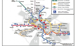 metrou harta