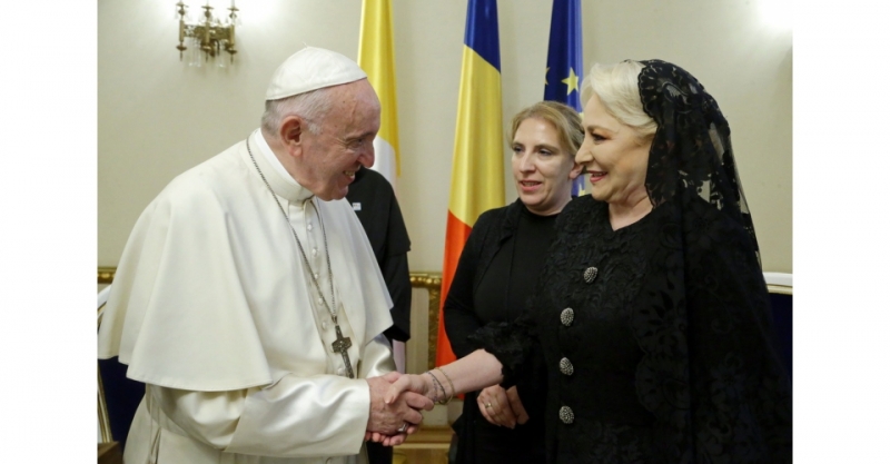 Viorica Dăncilă Mulțumiri Papei Francisc Romanii S Au Bucurat