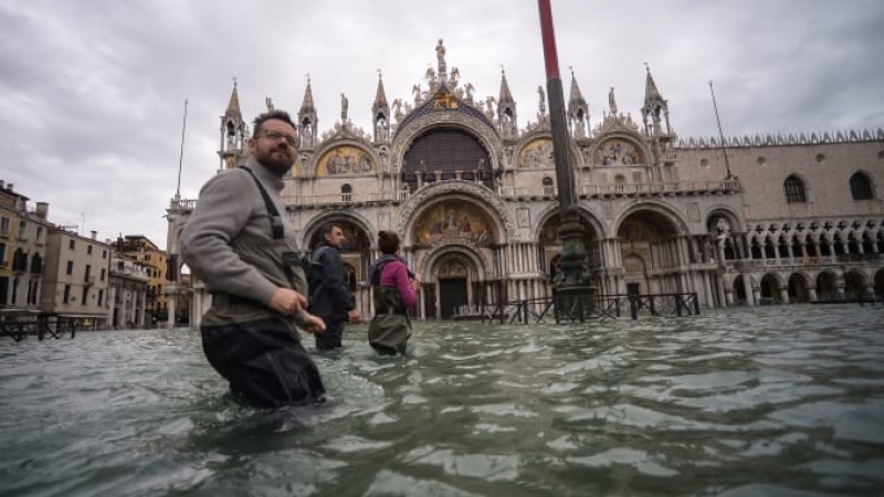 Veneția, în stare de alertă: ar putea fi din nou inundată. Meteorologii au anunțat ploi torențiale