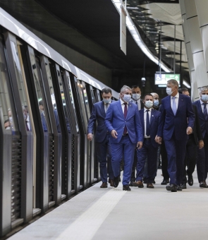 inaugurare metrou M5 Iohannis Orban