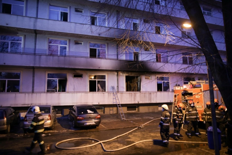 Fire at Matei Bals hospital/ 4 dead, 102 persons evacuated ...