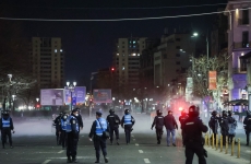 proteste violente jandarmi politie