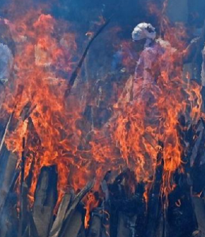 india incinerare parcare