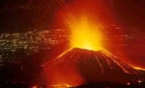 Nyiragongo volcano vulcan
