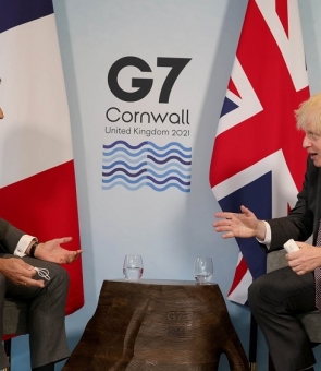 macron boris johnson