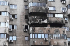 bloc incendiu apartament locatari evacuati galati