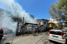 incendiu terasa restaurant Bucuresti