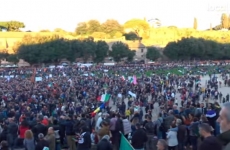 protest roma italia