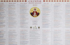 calendar crestin ortodox 2022