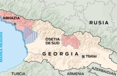 Osetia de Sud, hartă