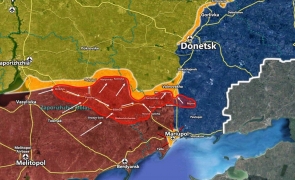 Mariupol Donetk harta
