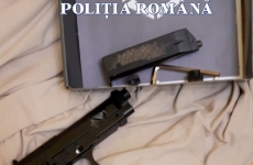pistol, poliția rom