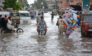 Pakistan Karachi inundat