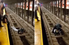 barbat salvat metrou