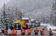 tunelul Mont Blanc activisti